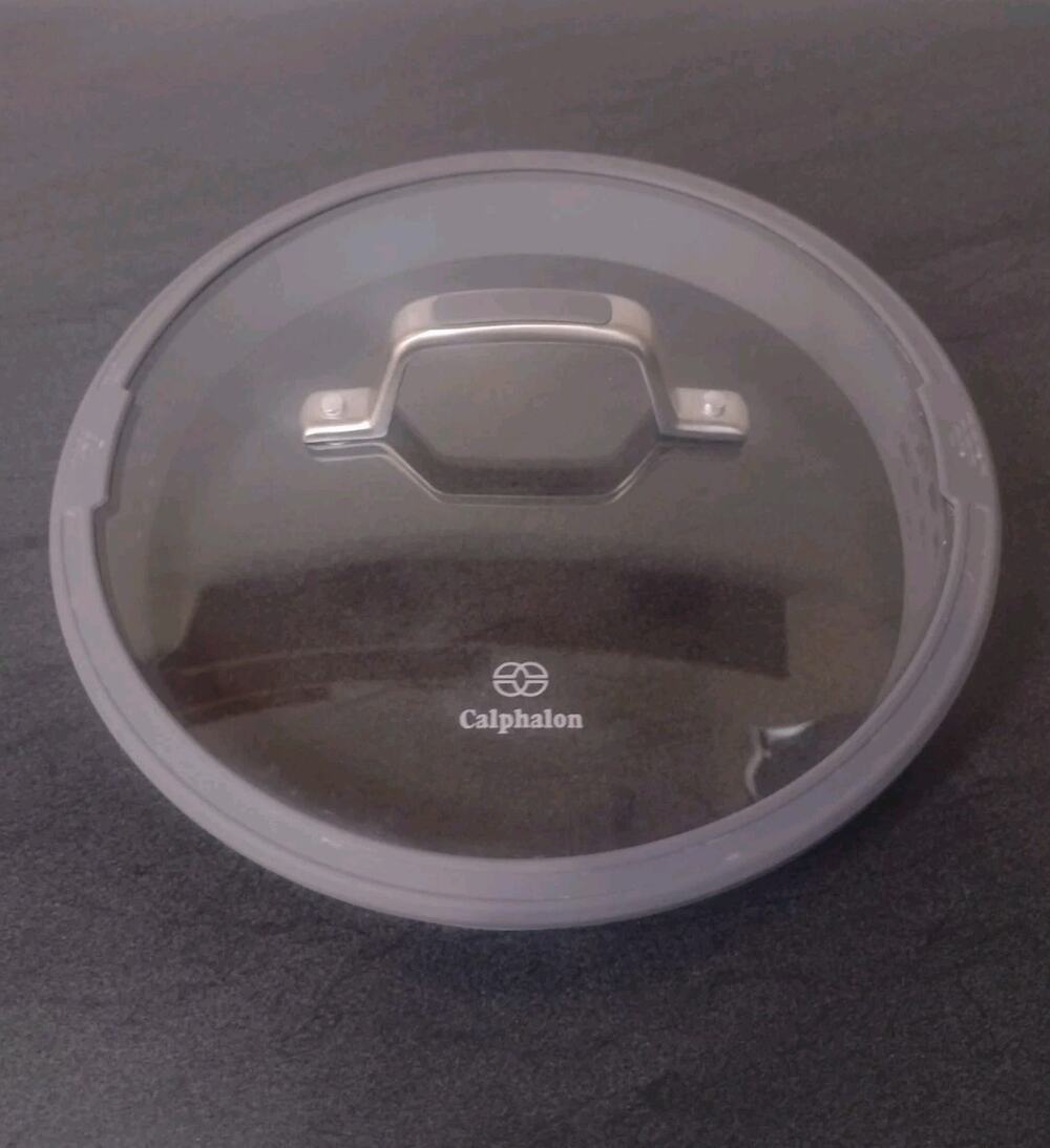 Calphalon Replacement Lid Glass Silicone Strainer Rim 9.5" ID/10.5" Lid Only
